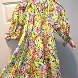 AMUR vibrant, cotton dress. Size 6. NWT